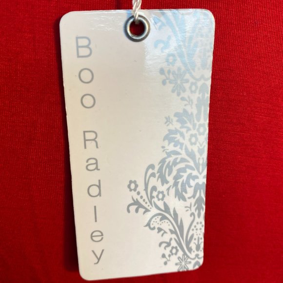 BOO RADLEY AUSTRALIA BRILLIANT RED LONG SLEEVE TEE (SZ SM) (BNWT) - Picture 4 of 5